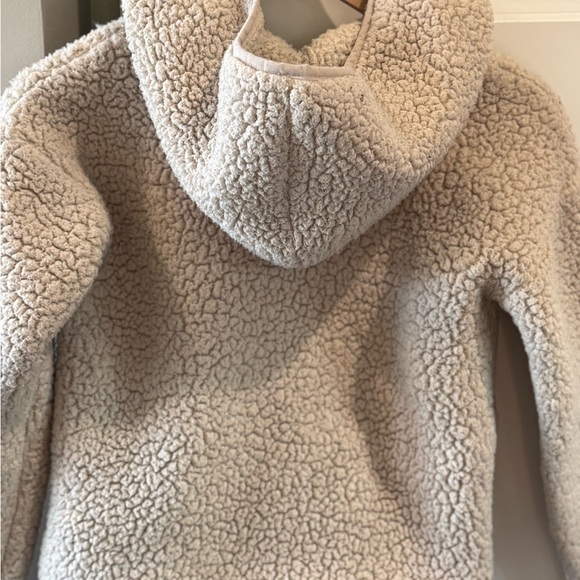 Abercrombie Kids, Abercrombie & Fitch Cream Hoodie Sweatshirt, Girl’s Sz 9/10 - Picture 6 of 10